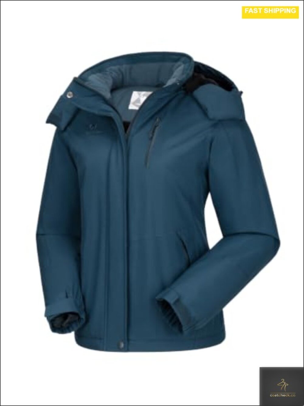 Women's Waterproof Ski Snow Jacket Fleece Lined Windproof Warm Winter Coat